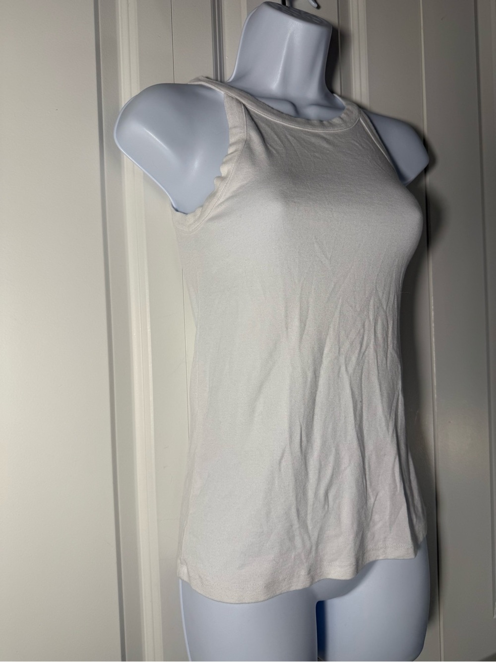 Cynthia Rowley White High-Neck Tank Top - Picture 5 of 5
